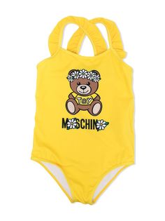 Moschino Kids купальник с принтом Teddy Bear