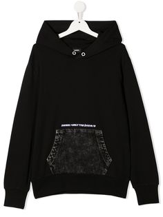 Diesel Kids худи с вышитой надписью