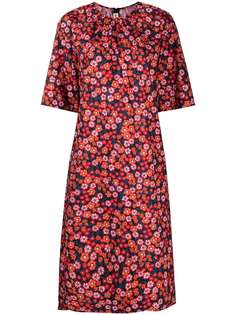 Marni платье миди с цветочным принтом