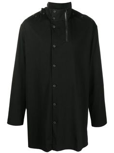 Yohji Yamamoto куртка со смещенной застежкой