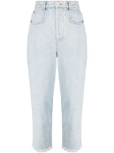 Isabel Marant Étoile прямые джинсы с завышенной талией