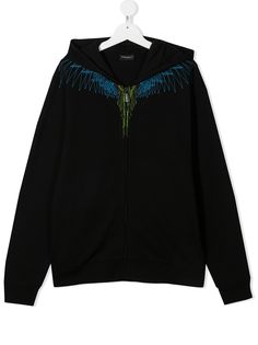 Marcelo Burlon County Of Milan Kids худи на молнии с графичным принтом