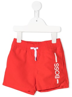 BOSS Kidswear плавки-шорты с логотипом
