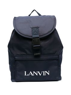 LANVIN Enfant рюкзак с логотипом и пряжкой