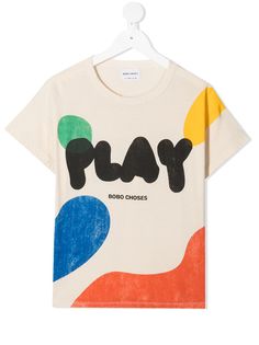 Bobo Choses футболка Play с абстрактным принтом
