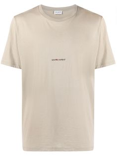 Saint Laurent футболка с логотипом