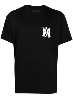AMIRI рубашка с короткими рукавами и монограммой