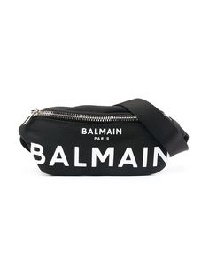 Balmain Kids поясная сумка с логотипом