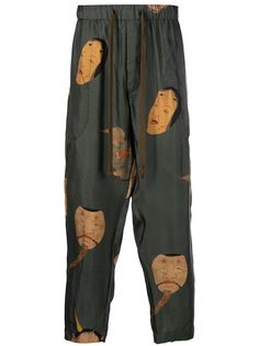 Uma Wang брюки с узором