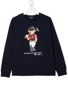 Ralph Lauren Kids толстовка с логотипом и принтом