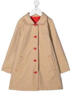The Marc Jacobs Kids двусторонняя парка с вышитым логотипом
