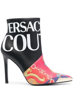 Versace Jeans Couture ботильоны с принтом Baroque