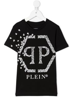 Philipp Plein Junior футболка SS с логотипом Hexagon