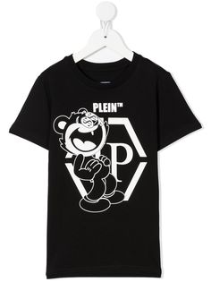 Philipp Plein Junior футболка SS с логотипом Hexagon