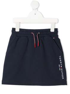 Tommy Hilfiger Junior юбка мини Essential с вышитым логотипом