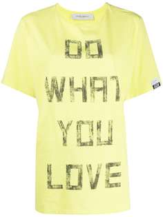 Golden Goose футболка с принтом Do What You Love