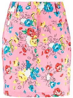Love Moschino floral-print skirt