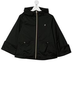 Herno Kids куртка-кейп с капюшоном