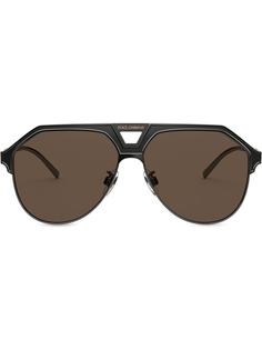 Dolce & Gabbana Eyewear солнцезащитные очки-авиаторы DG2257