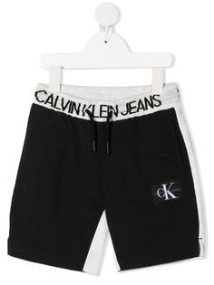 Calvin Klein Kids шорты с логотипом на поясе