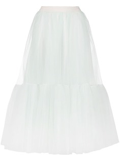 Parlor ярусная расклешенная юбка миди