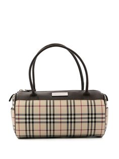 Burberry Pre-Owned сумка-тоут в клетку Nova Check