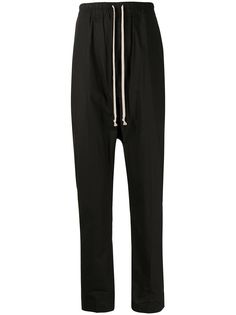 Rick Owens зауженные брюки с кулиской