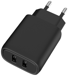Сетевое зарядное устройство TFN 2 USB 12W Black (TFN-WCRPD03)