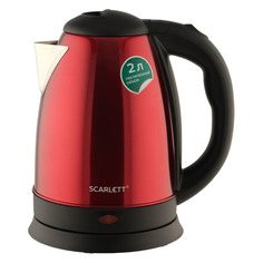 Чайник электрический Scarlett SC-EK21S76, 1800Вт, красный