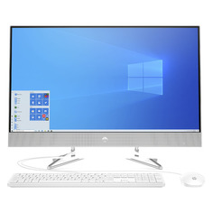 Моноблок HP 27-dp1007ur, 27", Intel Core i7 1165G7, 16ГБ, 1ТБ SSD, Intel Iris Xe, Windows 10, серебристый [2x4u8ea]