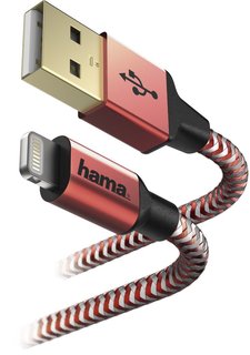 Кабель Hama Lightning (m) - USB A(m) 1.5м