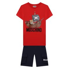 Комплект из футболки и шорт Moschino