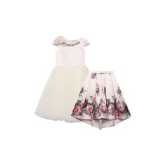 Платье с дополнительной юбкой Monnalisa