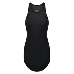 Майка из вискозы и шелка Rick Owens