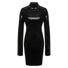 Платье с пайетками Helmut Lang