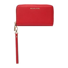 Кожаный кошелек Jet Set MICHAEL Michael Kors