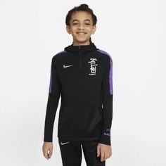 Футбольная худи для школьников Nike Dri-FIT Kylian Mbappé