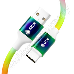 Кабель gcr 0.9m typec для samsung os android быстрая зарядка gradient 28-22 awg viv52i227