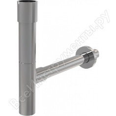 Массивный цельнометаллический сифон для умывальника Alca Plast