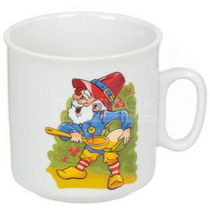 Кружка керамическая Добрушский фарфоровый завод Непоседа Лесовичок 2С0115, 2000 мл