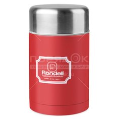 Термос из нержавеющей стали Rondell Picnic Red RDS-945 с широким горлом, 0.8 л