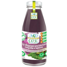 Сок Эко сок - Это сок из квашеной краснокочанной капусты и моринги 200 мл