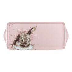 Поднос Pimpernel Пушистый кролик 38,5х16,5 см