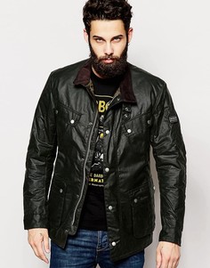 Вощеная куртка Barbour Duke-Зеленый