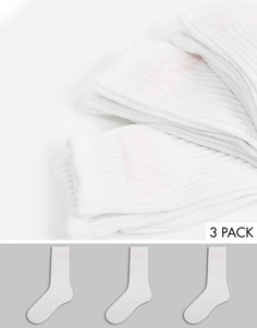 Набор из 3 пар носков белого и розового цвета Vans-Многоцветный