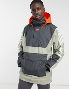 Серая горнолыжная куртка-анорак adidas Snowboarding 10k-Серый