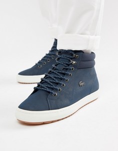 Темно-синие ботинки чукка Lacoste Straightset C 318 1-Темно-синий