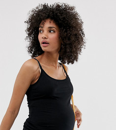 Черный топ на бретелях для кормящих мам ASOS DESIGN Maternity