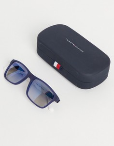Солнцезащитные очки с фирменным принтом Tommy Hilfiger 1405/S-Голубой