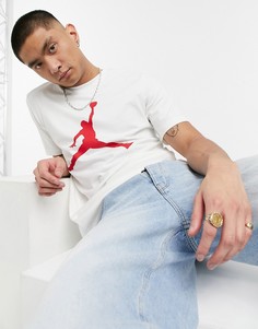 Белая футболка с логотипом Nike Jordan Jumpman-Белый